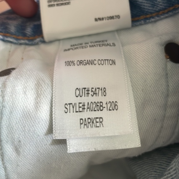 Agolde Parker Shorts Size 24 - Picture 6 of 6